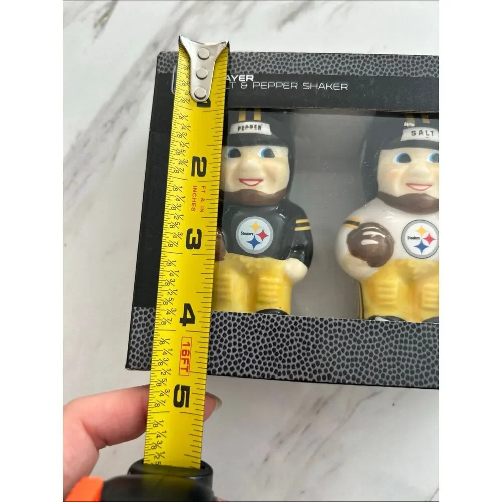 Pittsburgh Steelers Official NFL Player Salt & Pepper Shakers 2014 By Memory Co.
